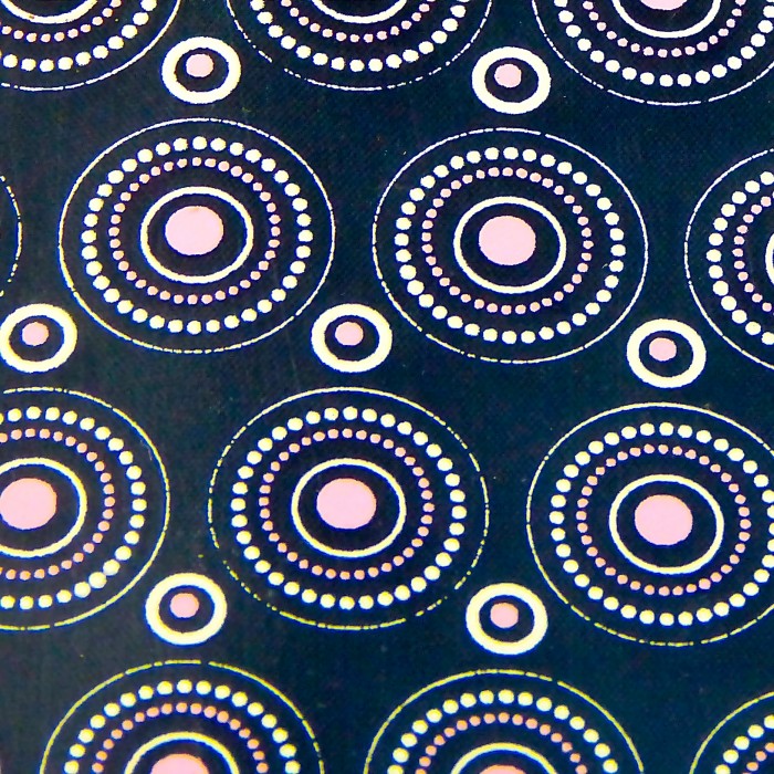 cercle rose et blanc T145